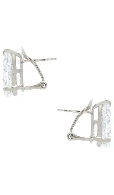 By Adina Eden Cz Fancy Pear Stud Earring | Thumbnail 2