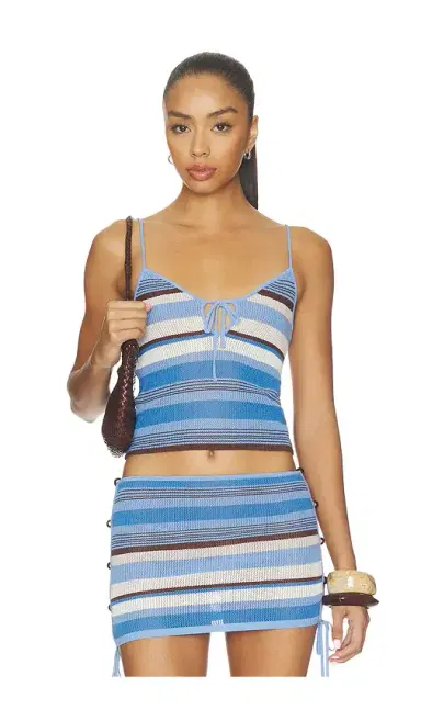 Lovers and Friends Ottilie Stripe Tank | Thumbnail 1
