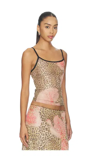 With Harper Lu Mesh Camisole Top | Thumbnail 2 With Harper Lu Mesh Camisole Top | Thumbnail 2