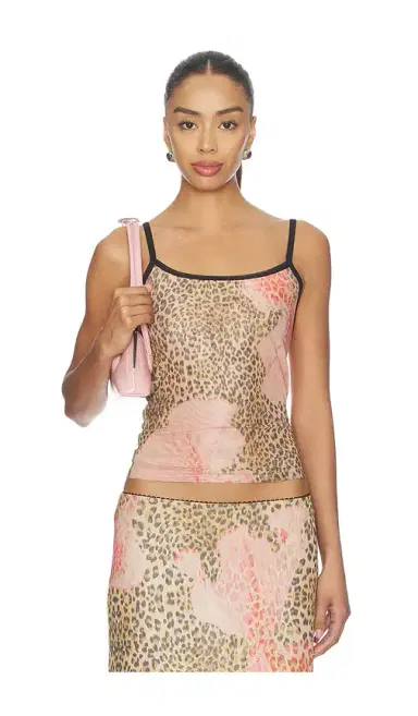 With Harper Lu Mesh Camisole Top | Thumbnail 1 With Harper Lu Mesh Camisole Top | Thumbnail 1
