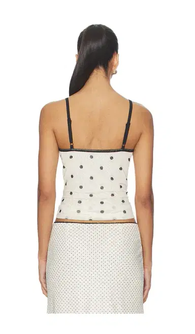 With Harper Lu Mesh Camisole Top | Thumbnail 3