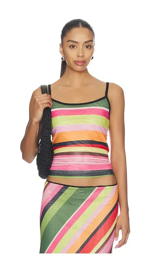 Mesh Camisole Top