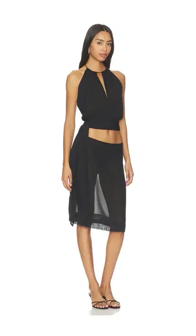 With Harper Lu Draped Halter Top | Thumbnail 2 With Harper Lu Draped Halter Top | Thumbnail 2