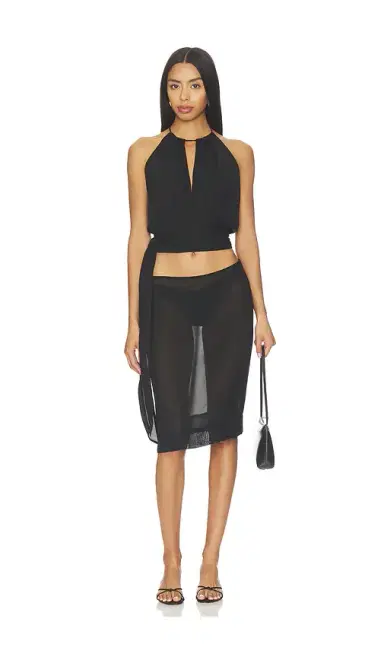 With Harper Lu Draped Halter Top | Thumbnail 1 With Harper Lu Draped Halter Top | Thumbnail 1