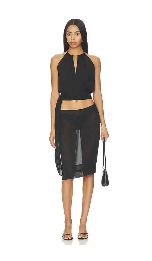 Draped Halter Top