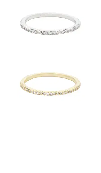 Shashi Micro Teeny Tiny Tennis Ring | Thumbnail 2