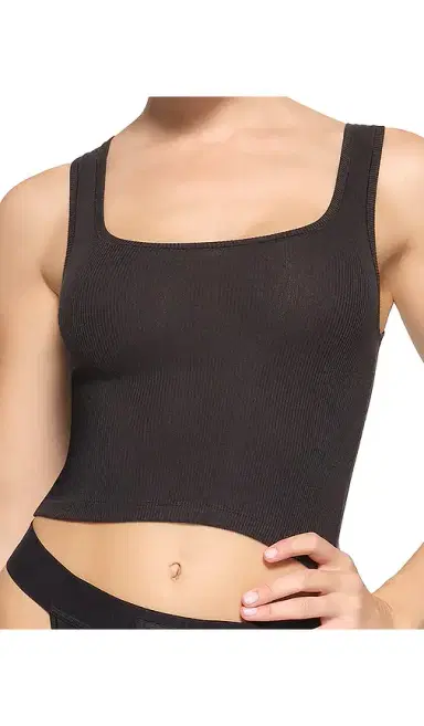 Skims Cotton Rib Tank Top | Thumbnail 3