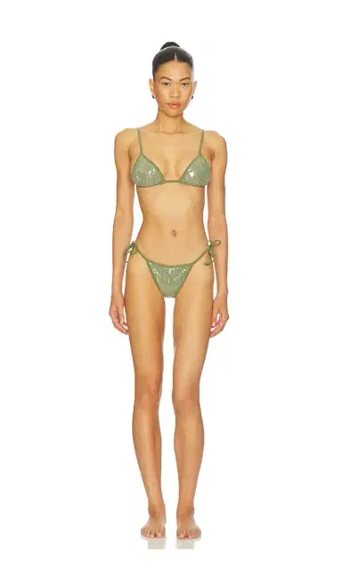 Tropic of C Sequin Praia Bikini Bottom | Thumbnail 4