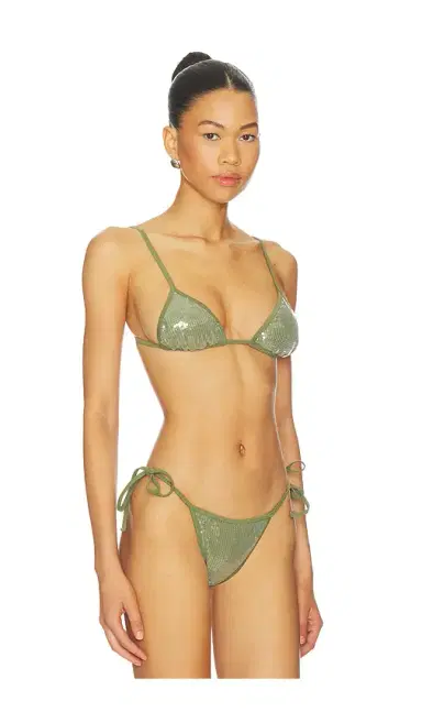 Tropic of C Sequin Equator Bikini Top | Thumbnail 2 Tropic of C Sequin Equator Bikini Top | Thumbnail 2