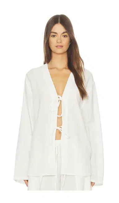 DL1961 Faye Tie Shirt | Thumbnail 1 DL1961 Faye Tie Shirt | Thumbnail 1