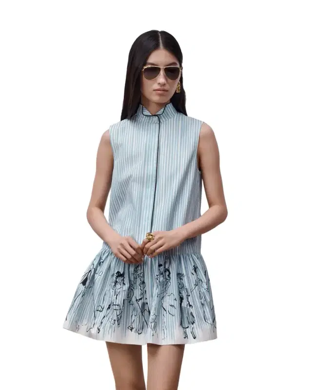 Dior Dioriviera Short Flared Dress
