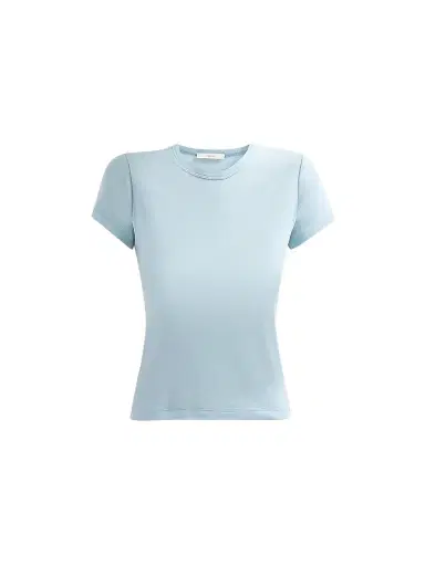 Vince Women's Crewneck Pima Cotton T-Shirt - Del Mar - Size XXS | Thumbnail 1 Vince Women's Crewneck Pima Cotton T-Shirt - Del Mar - Size XXS | Thumbnail 1