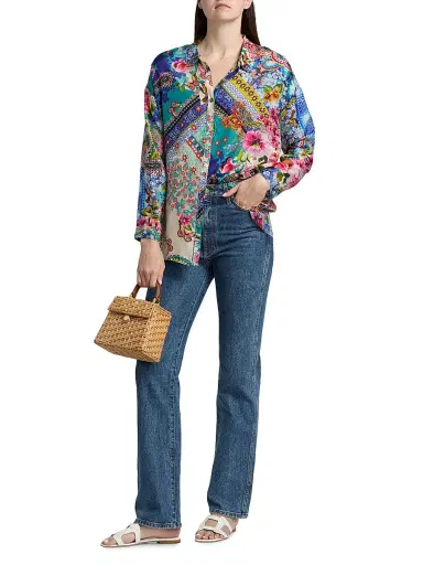 Johnny Was Women's The Audrey Evie Patchwork Tunic - Evie - Size XL | Thumbnail 2 Johnny Was Women's The Audrey Evie Patchwork Tunic - Evie - Size XL | Thumbnail 2