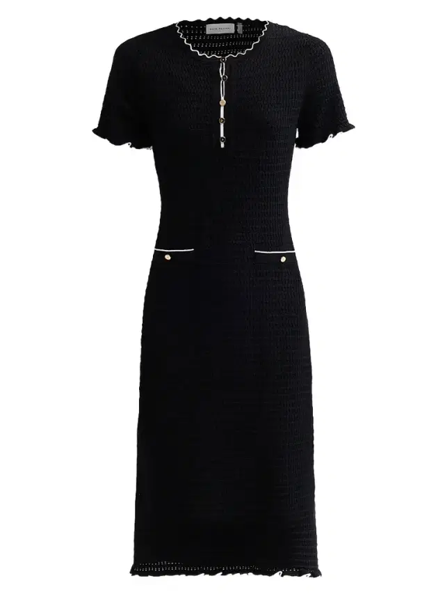 Elie Tahari Women's The Easton Sweaterdress - Noir
