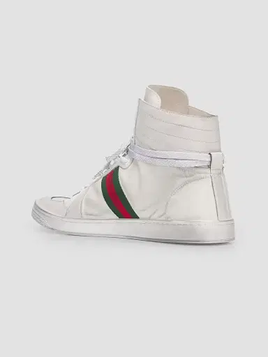Gucci Men's Stretch High-Top Sneakers | Thumbnail 2 Gucci Men's Stretch High-Top Sneakers | Thumbnail 2