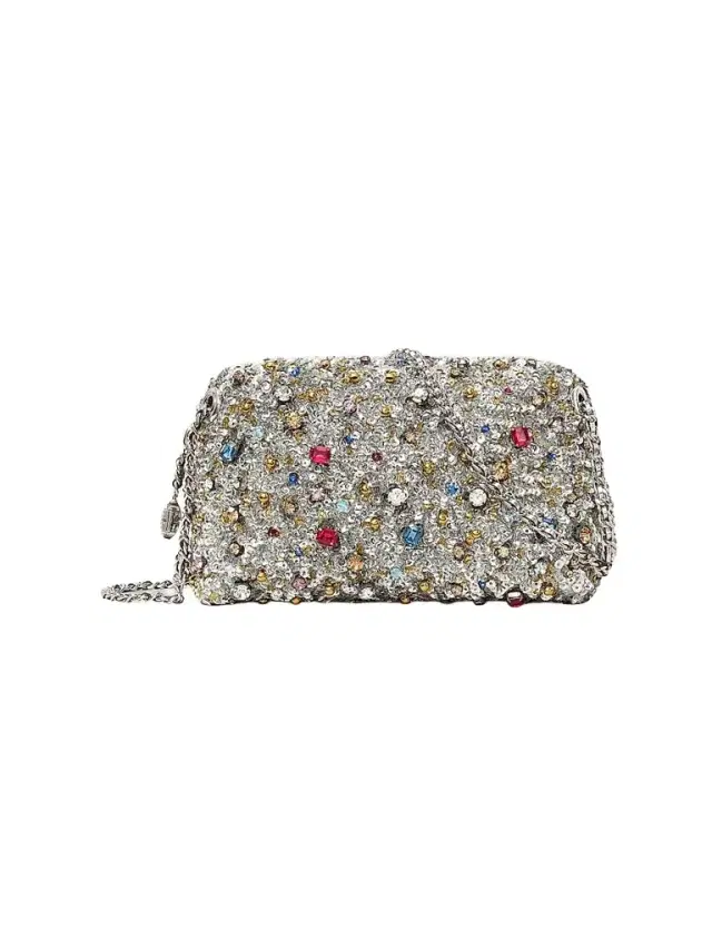 Tory Burch Women's Fleming Embellished Soft Crossbody Bag - Warm Rain