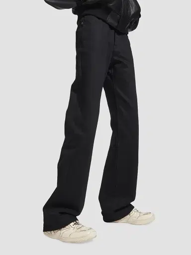 Balenciaga Women's Straight Fit Pants - Black - Size 25 | Thumbnail 3 Balenciaga Women's Straight Fit Pants - Black - Size 25 | Thumbnail 3