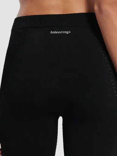 Balenciaga Women's Techwear Leggings - Black - Size Large | Thumbnail 5