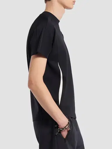 Balenciaga Men's Techwear Short Sleeve T-Shirt - Navy White - Size XXL | Thumbnail 3 Balenciaga Men's Techwear Short Sleeve T-Shirt - Navy White - Size XXL | Thumbnail 3