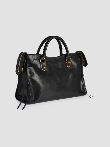 Balenciaga Women's Le City Uptown Tote Bag - Black | Thumbnail 3 Balenciaga Women's Le City Uptown Tote Bag - Black | Thumbnail 3