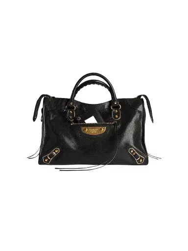 Balenciaga Women's Le City Uptown Tote Bag - Black | Thumbnail 1 Balenciaga Women's Le City Uptown Tote Bag - Black | Thumbnail 1