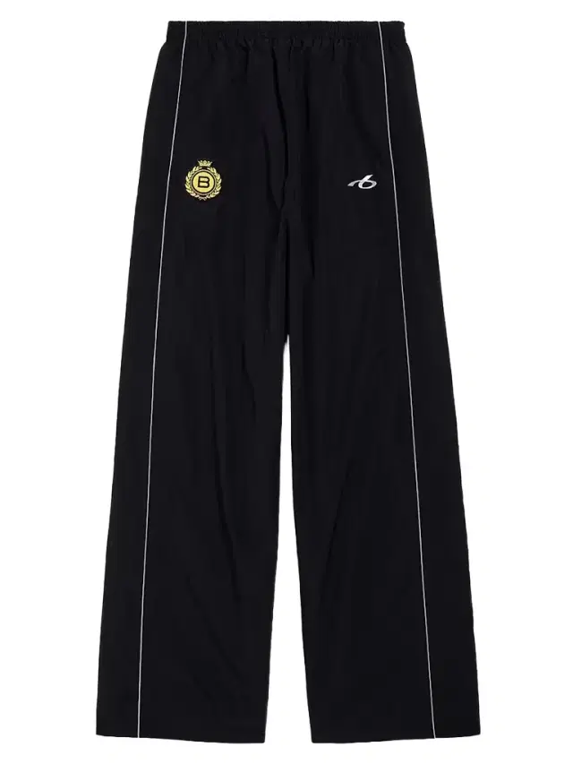 Balenciaga Men's Soccer Tracksuit Pants - Black