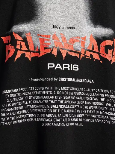 Balenciaga Women's The Door Oversized T-Shirt | Thumbnail 6