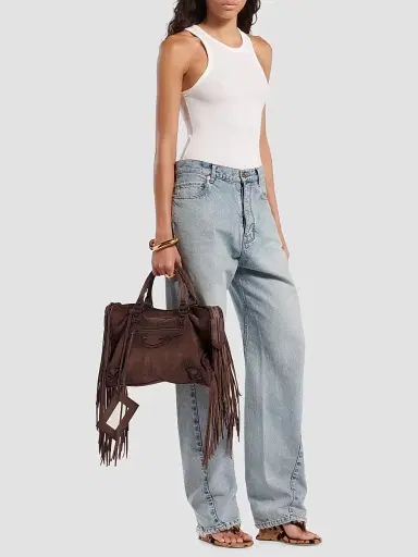 Balenciaga Women's Le City Tote Bag - Light Espresso | Thumbnail 2 Balenciaga Women's Le City Tote Bag - Light Espresso | Thumbnail 2