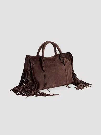 Balenciaga Women's Le City Tote Bag - Light Espresso | Thumbnail 6 Balenciaga Women's Le City Tote Bag - Light Espresso | Thumbnail 6
