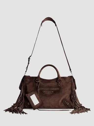 Balenciaga Women's Le City Tote Bag - Light Espresso | Thumbnail 8 Balenciaga Women's Le City Tote Bag - Light Espresso | Thumbnail 8