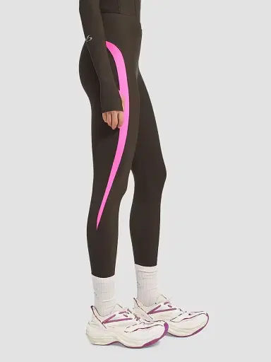 Balenciaga Women's Techwear Leggings - Brown Multi - Size XS | Thumbnail 3