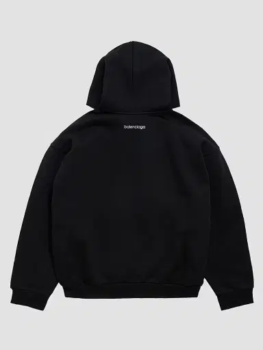Balenciaga Men's Bodies Medium Fit Hoodie - Black - Size XXS | Thumbnail 2