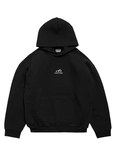 Balenciaga Men's Bodies Medium Fit Hoodie - Black - Size XXS | Thumbnail 1