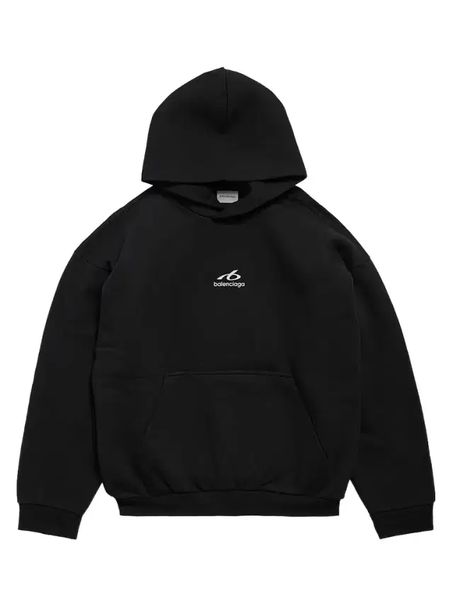Balenciaga Men's Bodies Medium Fit Hoodie - Black