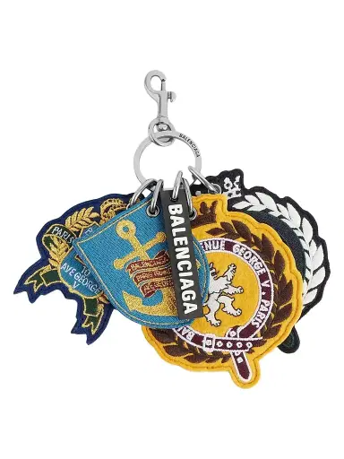 Balenciaga Men's Keyring Charm Patches | Thumbnail 1 Balenciaga Men's Keyring Charm Patches | Thumbnail 1