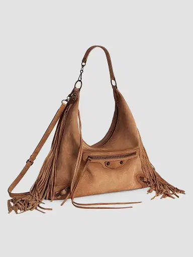 Balenciaga Women's Le City Hobo Bag - Camel | Thumbnail 4