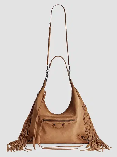 Balenciaga Women's Le City Hobo Bag - Camel | Thumbnail 7