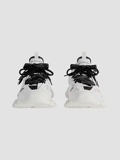 Balenciaga Men's Track Shirt Sneakers - White - Size 6 | Thumbnail 3