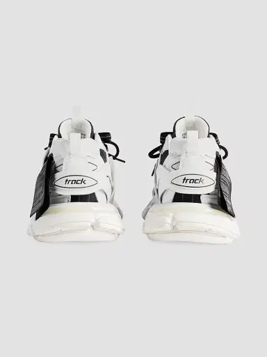 Balenciaga Men's Track Shirt Sneakers - White - Size 6 | Thumbnail 4