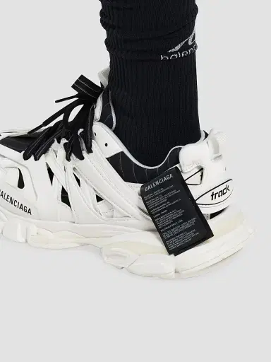 Balenciaga Men's Track Shirt Sneakers - White - Size 6 | Thumbnail 5
