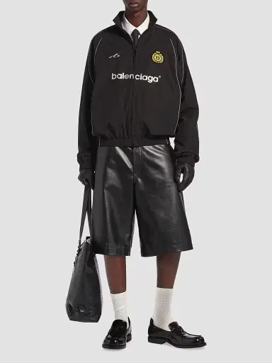 Balenciaga Men's Soccer Tracksuit Jacket - Black | Thumbnail 6