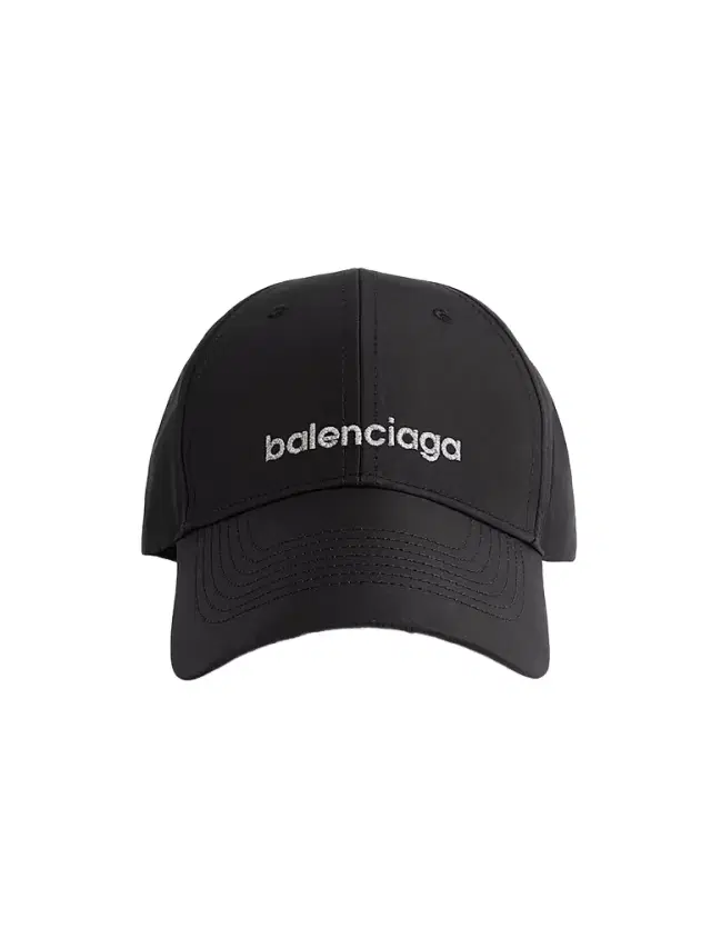 Balenciaga Men's Techwear Baseball Cap - Black