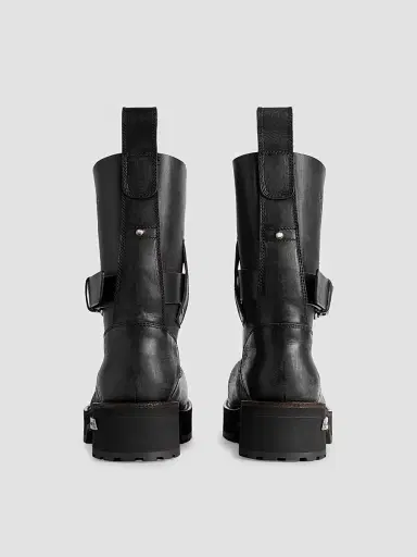Balenciaga Men's Venom Lace-Up Boots - Black - Size 13 | Thumbnail 3
