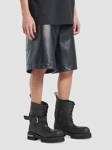 Balenciaga Men's Venom Lace-Up Boots - Black - Size 13 | Thumbnail 7