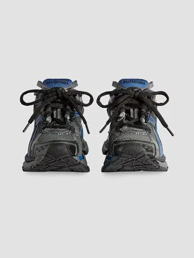 Balenciaga Men's Runner Gradient Mesh Sneakers - Black Blue Grey - Size 14 | Thumbnail 2 Balenciaga Men's Runner Gradient Mesh Sneakers - Black Blue Grey - Size 14 | Thumbnail 2