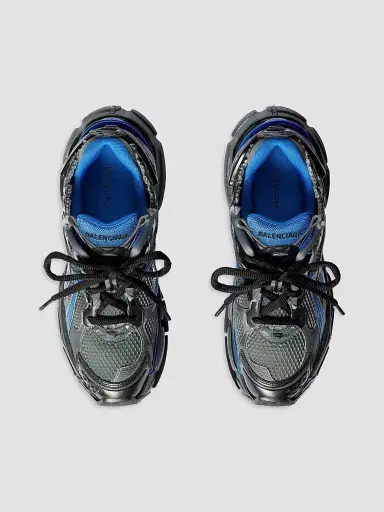 Balenciaga Men's Runner Gradient Mesh Sneakers - Black Blue Grey - Size 14 | Thumbnail 3 Balenciaga Men's Runner Gradient Mesh Sneakers - Black Blue Grey - Size 14 | Thumbnail 3