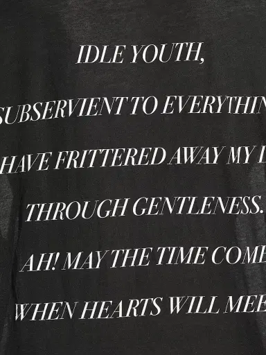 Balenciaga Men's The Song of the Highest Tower Oversized T-Shirt | Thumbnail 5 Balenciaga Men's The Song of the Highest Tower Oversized T-Shirt | Thumbnail 5