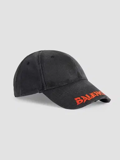 Balenciaga Men's Logo Baseball Cap - Black - Size Medium | Thumbnail 2 Balenciaga Men's Logo Baseball Cap - Black - Size Medium | Thumbnail 2
