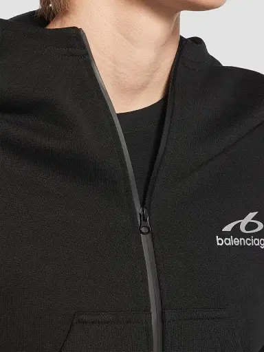 Balenciaga Women's Techwear Cocoon Hoodie - Black - Size Large | Thumbnail 5 Balenciaga Women's Techwear Cocoon Hoodie - Black - Size Large | Thumbnail 5