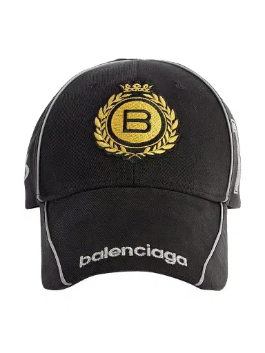 Balenciaga Men's Naval Crest Cotton Cap | Thumbnail 1